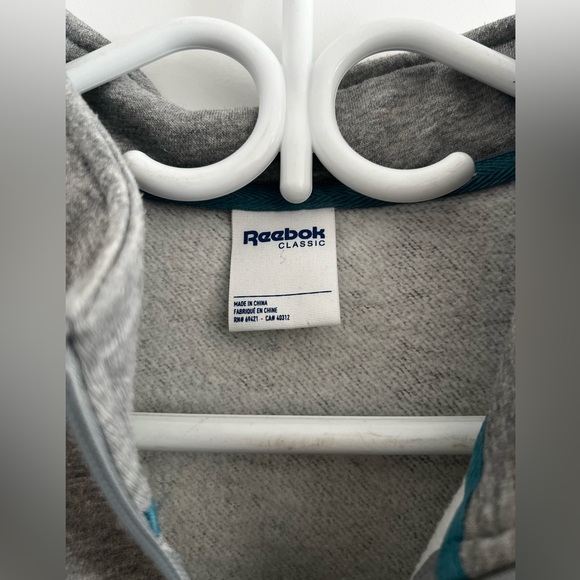 Reebok Vector 1/4 Zip Over The Head - Homme Sweats - Picture 6 of 7